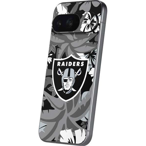 NFL Las Vegas Raiders Tropical Print Google Pixel 9 Skin